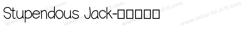 Stupendous Jack字体转换